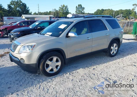 2007 GMC Acadia Slt-2 z USA, uszkodzony, nr VIN 1GKEV33777J128584